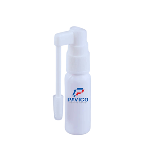 Embalaje de plástico de Medicina de 10ml personalizado 18mm forma cilíndrica nuevas botellas de spray Nasay de plástico HDPE en fábrica de Pavico Vietnam - Product Image 3