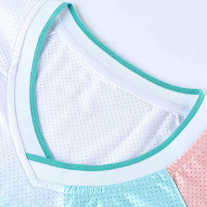 Vêtements de sport de tennis de haute qualité du fabricant pakistanais 100% polyester respirant avec logo avant - Product Image 4