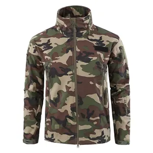 Fabricant de vêtements personnalisé Veste softshell d'extérieur respirante et imperméable d'automne pour hommes - Product Image 6