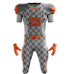 Nouveau Style meilleur uniforme de Football américain de haute qualité 100% Polyester matériel maillot de Football américain avec prix de vente chaud - Product Image 2
