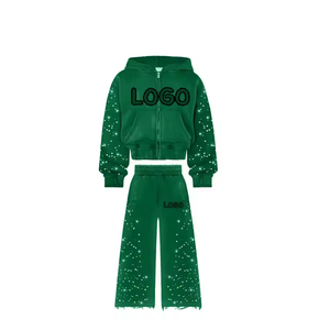 Conjuntos Deportivos Cómodos para Hombre con Pedrería, 100% Algodón, Primavera, Color Sólido, Ecológicos, con Precio Directo de Fábrica - Product Image 5