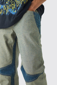 Jeans pour hommes OEM 2026, coupe décontractée légère, motif étoile découpé, qualité export, vente en gros personnalisée - Product Image 6