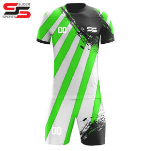100% polyester sublimé nouveau maillot de football OEM vêtements d'entraînement personnalisés uniforme de football football ensemble complet - Product Image 3