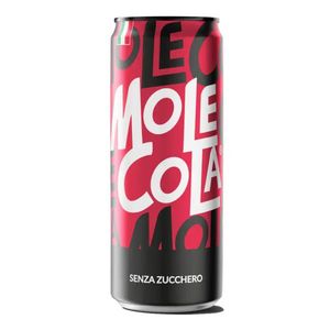 MOLECOLA Zuckerfreie Cola Kohlensäurehaltiges Getränk Süßer Geschmack in Aluminiumdose für Einzelhandel und Getränkeservice - Product Image 1
