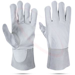 2025 entièrement personnalisé cuir de chèvre résistant à la chaleur Keystone pouce style Tig soudage sécurité gants non doublés - Product Image 1