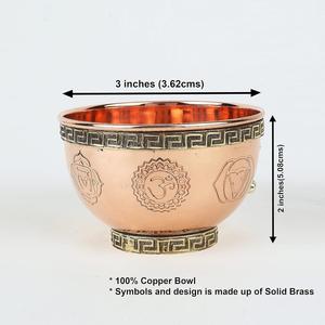 Bols tibétains à 7 chakras en cuivre gaufré de qualité supérieure Antique et Royal Touch disponibles pour l'exportation dans le monde entier au meilleur prix - Product Image 4