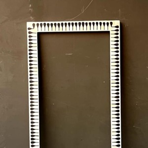 Miroir mural en os incrusté, artisanal, moderne, luxueux et orné, pour salle de bain, design Art déco, pour une infusion de décoration élégante - Product Image 4