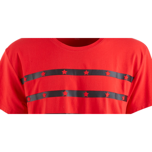 T-Shirt Grafica Extra Large da Uomo ID Ideology, Jersey 300g, Stampa Serigrafica 3D di Seconda Generazione, Rosso Medio - Product Image 2