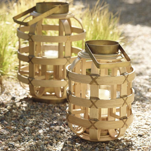 ECO FRIENDLY <b>BAMBOO</b> <b>LANTERNS</b> FOR INDOOR OUTDOOR AMBIENT ILLUMINATION - Product Image 3