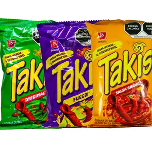 Takis Fuego Taco conchiglie di Old El Paso peperoncino piccante e Lime 18x90g