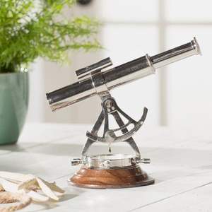 Télescope traditionnel en métal avec finition en laiton, conçu pour la décoration et la présentation aux collectionneurs - Product Image 2