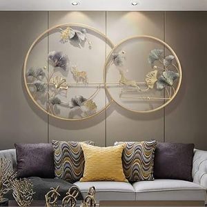 Design Gold Finished Stylish Handmade <b>Iron</b> Eco-friendly Multi-functional Modern Unique Contemporary Wall Decor for Home Decor - Product Image 6