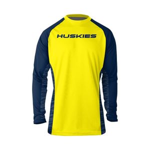Poliéster Spandex Running Impresión reflectante Gimnasio Deportes Camiseta Hombres Camiseta de manga larga a granel - Product Image 3