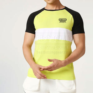 Matériau durable T-shirts confortables pour hommes T-shirts de fitness pour hommes de couleur unie fabriqués au Pakistan - Product Image 1