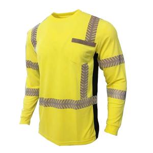 Chaleco de seguridad para hombre de invierno de lona reflectante de alta visibilidad, protección transpirable, brillo cómodo para trabajo industrial al aire libre - Product Image 4