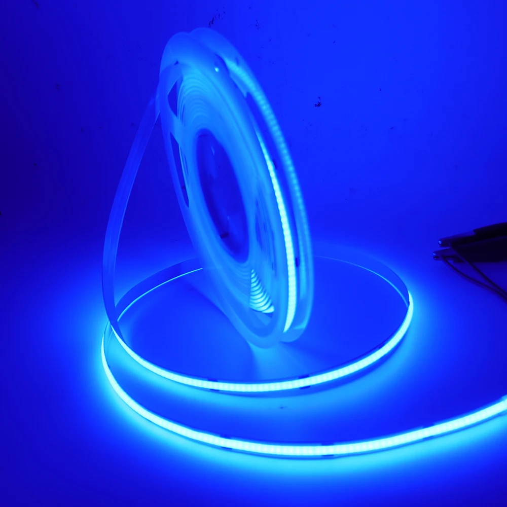 High Quality Flexible COB LED Strip 24V/12V 320LED Red Blue Golden Yellow Green Pink Purple Orange Ice Blue USB