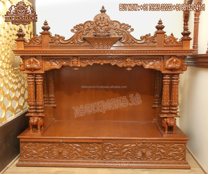 Atractivo Mandap de Madera para Bodas Indias, Maravilloso Mandap de Madera con Diseño de Pavo Real en Londres, Decoración de Mandap de Madera para Bodas Hindúes en Canadá - Product Image 2