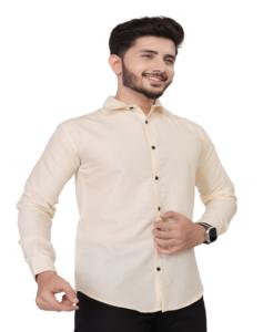 Camisa de poliéster con cuello en V para hombre de alta calidad transpirable y de secado rápido para ropa formal disponible para exportaciones al por mayor - Product Image 1