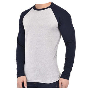 High Stretch Men's <b>Raglan</b> Sleeve <b>t</b> <b>Shirts</b> Custom logo Breathable Sweat-wicking <b>Raglan</b> Sleeves <b>t</b> <b>Shirts</b> - Product Image 1