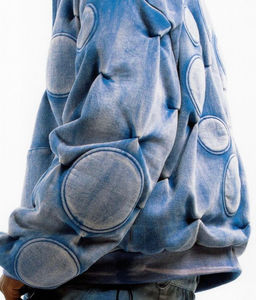 Usine homme unisexe délavé sweat à capuche zippé sweat à capuche personnalisé lavé à l'acide sweat à capuche zippé conception personnalisée hommes manteau sweat - Product Image 3