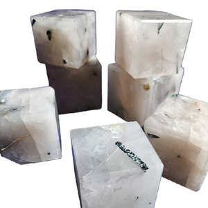 Poli Rutile Quartz Tourmaline Figurine Naturel Agate Cristal Cube Gravé Dessous De Verre pour La Décoration Intérieure Guérison Amour Pierre Précieuse - Product Image 1
