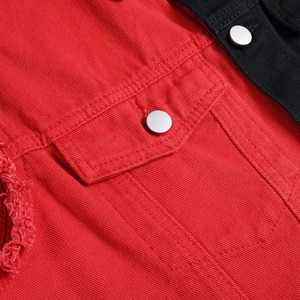 Respirant Denim gilet réglable nouveauté 2025 couleur unie Oem Service classique 100% coton sans manches Denim gilet pour hommes - Product Image 4