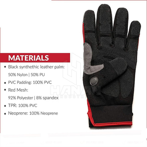 Guantes DE TRABAJO mecánicos resistentes Guantes de seguridad resistentes al aceite y a los impactos para uso industrial a la venta - Product Image 4