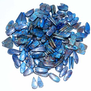 En gros Naturel Azurite Cabochons De Pierres Précieuses En Vrac Quartz Matériel pour La Fabrication De Bijoux - Product Image 5