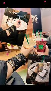 Bracelets de mariée élégants et tendance en fil de soie, imitation perle, design Kundan, travail artisanal en pierre pour les occasions de mariage - Product Image 4