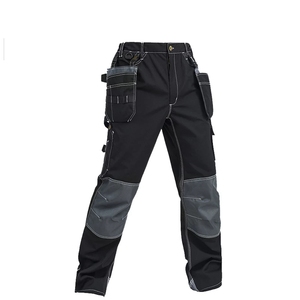 Pantalones de trabajo industriales para hombre con múltiples bolsillos, pantalones Cargo transpirables y a prueba de agua para uniforme mecánico - Product Image 4