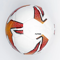 Ballon de futsal hybride du Pakistan Surface professionnelle en cuir PU pour jeux de football en salle Entraînement Sports récréatifs Football