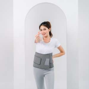 Best Indonesian High Quality Breathable Ultra Soft Adjustable <b>Strap</b> Nano Bamboo Corset Belly Binder Tummy Control Pelvic Support - Product Image 1