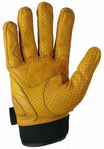 Guantes de carreras deportivas de verano antideslizantes transpirables perforados de cuero PU Auto motocicleta esquí protección al aire libre - Product Image 5