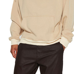 Sudadera con Capucha Unisex de Diseño Personalizado, Algodón Grueso, Talla Grande, Ecológica, con Logotipo Bordado, Informal para Otoño e Invierno, 100% Algodón - Product Image 6