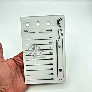 Private Label New Acrylic Customized Color <b>Magnetic</b> <b>Lash</b> Extension Plate Tiles Reusable Durable Fashionable Beauty Tools for - Product Image 2