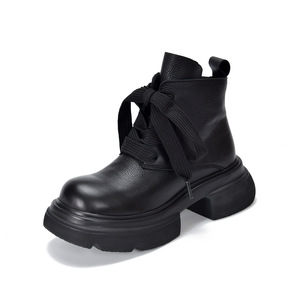 Bottines en daim pour femmes, bottes décontractées à talon bloc en faux daim souple, bottes de soirée en cuir verni pour femmes - Product Image 4