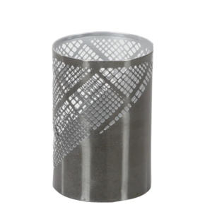 Lanterne ronde en métal de Noël personnalisée avec un beau bougeoir en verre votif imprimé Cutwork pour les mariages et la décoration intérieure - Product Image 6