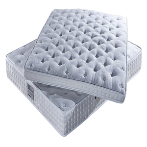 Matelas hybrides en tissu pour hôtels, toutes tailles, design moderne, matelas à ressorts ensachés enroulable - Product Image 1