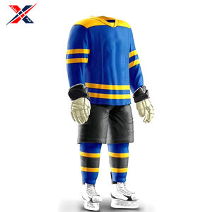 En différentes couleurs Qualité supérieure Nouveau style Faites votre propre main Logo personnalisé imprimé Sport Uniformes de hockey sur glace - Product Image 2