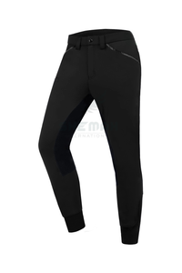 กางเกงขี่ม้าระบายอากาศสำหรับผู้ชายผ้ายืดพร้อมคุณสมบัติแห้งเร็ว - Product Image 4