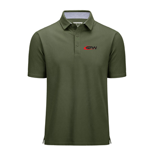 High Quality Men's Short Sleeve for Shirts Moisture <b>Wicking</b> Quick Dry Printed Pattern Spandex/Polyester ODM Casual Button Front - Product Image 1
