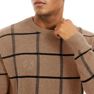 Suéteres Casuales de Invierno para Hombre, Talla Grande, Algodón/Lana, Tejido Transpirable, Antiarrugas, Secado Rápido, Manga Larga, Ropa de Exterior - Product Image 4