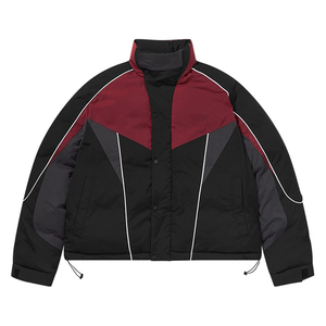 Chaqueta acolchada suave de alta calidad para hombre Diseño de invierno corto personalizado Característica impermeable Chaqueta de opción de talla grande para mujer para hombre - Product Image 1