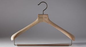 Luxury Wooden Garment Hanger Eco-Friendly Smooth Beech Wood with Wide Shoulders and Metal <b>Hook</b> for Elegant Wardrobe Organization - Product Image 6