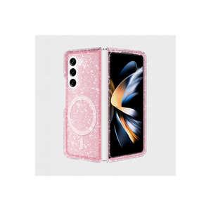 Étui en silicone transparent pailleté rose compatible MagSafe pour Samsung Galaxy Z Fold 6 Allstar 7plus 11pro XR - Product Image 1