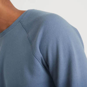 Pull décontracté unisexe uni de qualité supérieure en coton biologique surdimensionné à manches longues personnalisé vierge hiver expédition DDP - Product Image 5