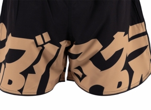 กางเกงขาสั้นออกกำลังกาย MMA สำหรับผู้ชาย คุณภาพสูง ผลิตตามสั่ง OEM ผ้าฝ้าย 100% ระบายอากาศได้ดี เอวยางยืด สีและโลโก้สั่งทำได้ - Product Image 5