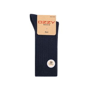 1 paio di calzini invernali neri da uomo in lana di agnello Soft Touch