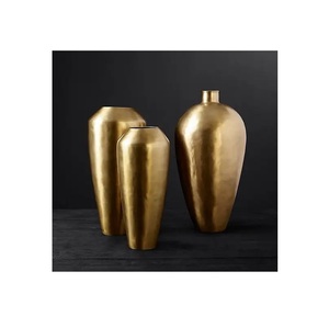 Garden Deco Metal Home Tabletop Hotel Restaurant Decoration Vintage Design Modern Aluminum Flower <b>Vase</b> with Custom Size - Product Image 6