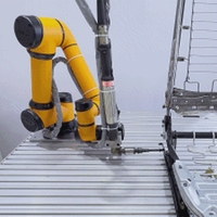 Bras robotique collaboratif AUBO-I10H, charge utile de 10 kg, portée de 1350 mm, cobot d'assemblage pour le verrouillage automatique des vis